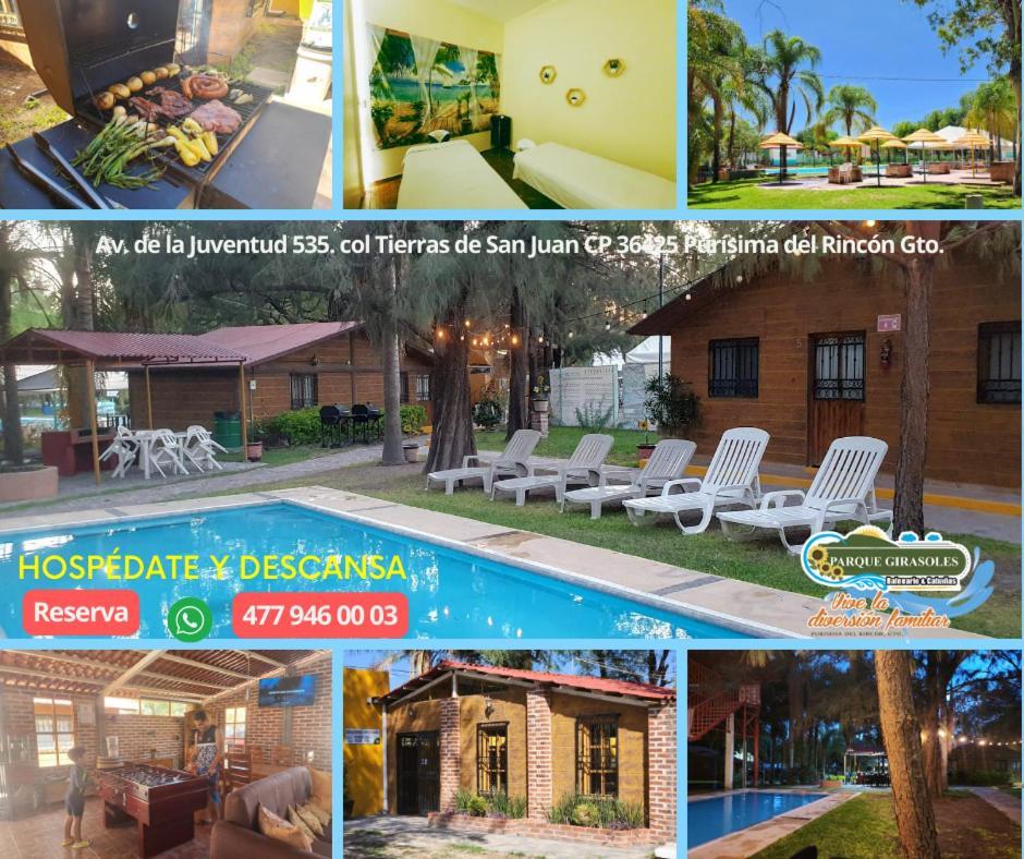 Parque Girasoles Balneario & Cabanas San Francisco Del Rincon Bagian luar foto